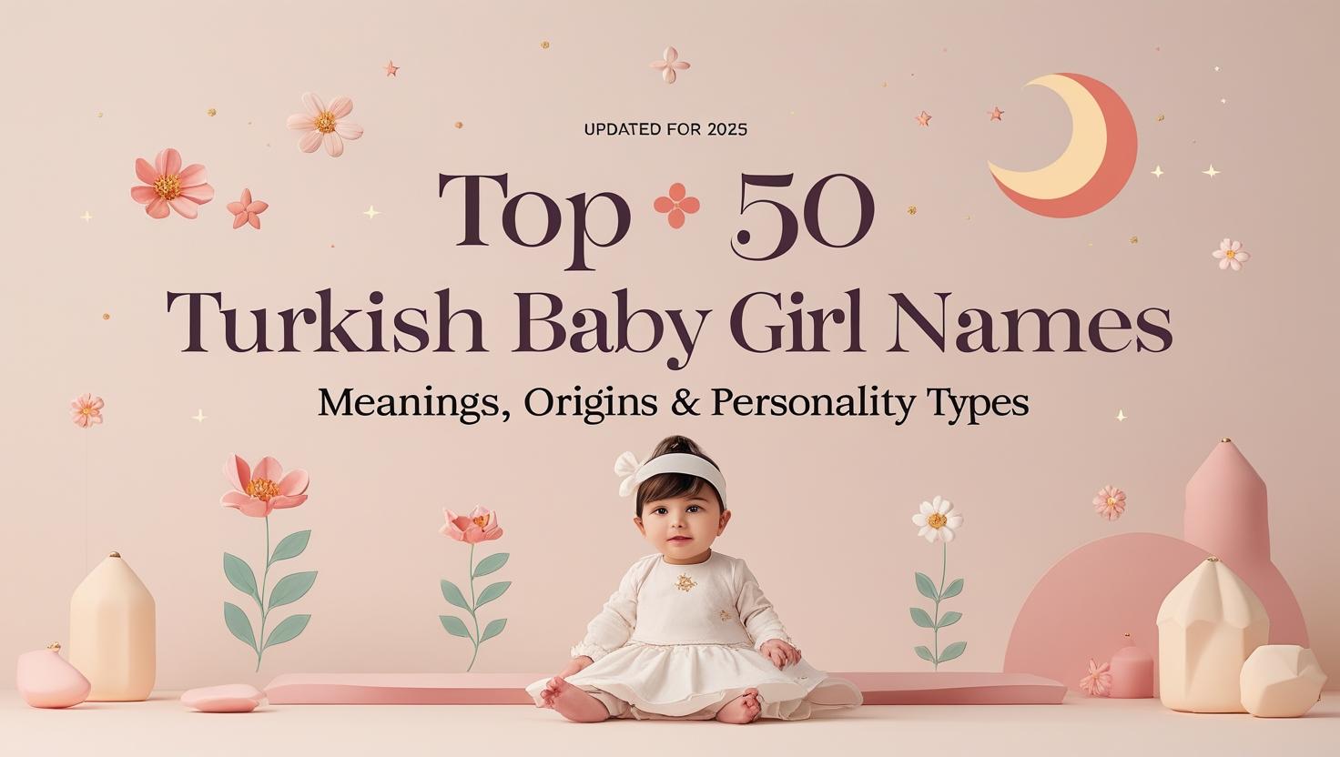 50 Beautiful Turkish Baby Girl Names with Meanings, Origins & Personality Traits