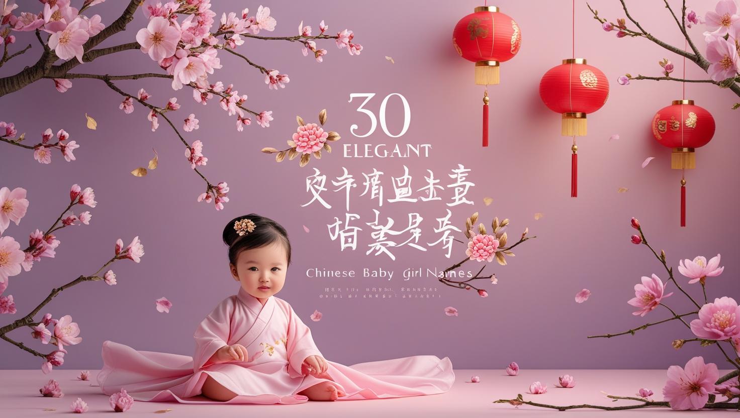 中文女孩名字大全：30个优雅灵动的女孩名字推荐【2025精选版】