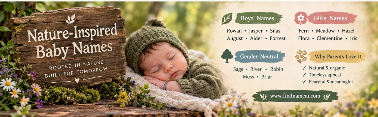 Cottagecore & Earthy Baby Names: 20+ Nature Inspired Names for Boys & Girls