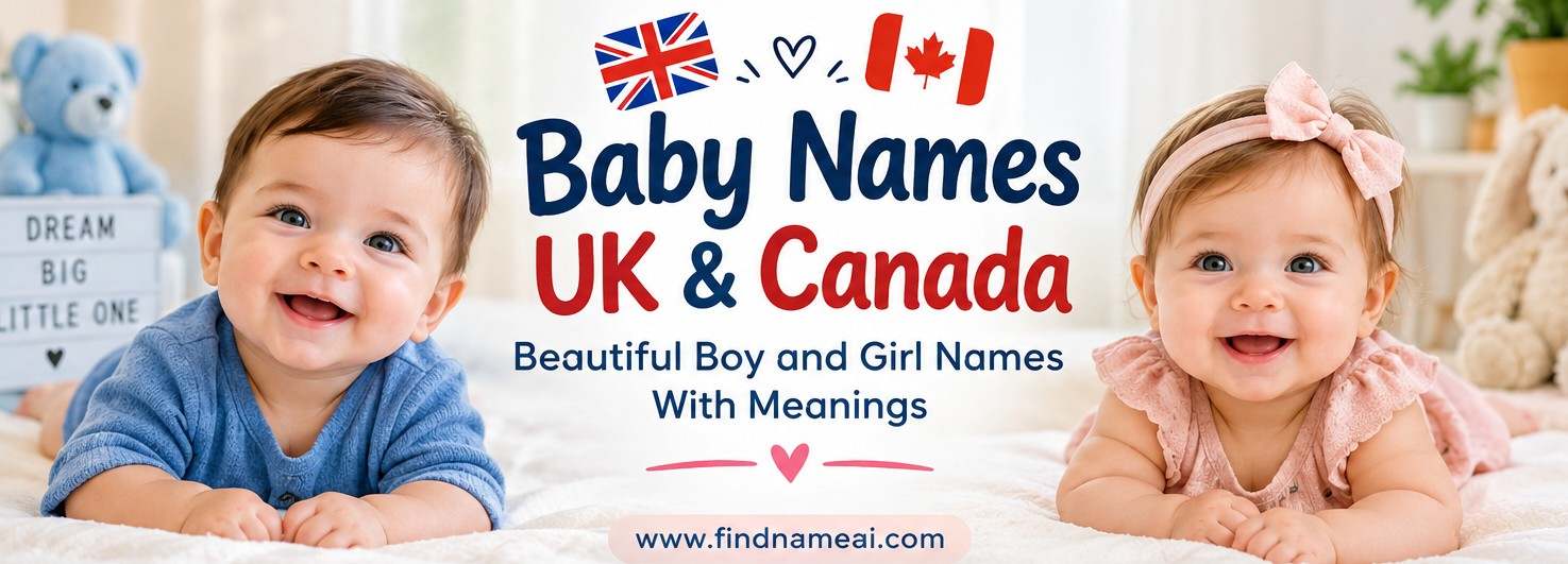 Baby Names UK & Canada: Popular, Unique Boy & Girl Names
