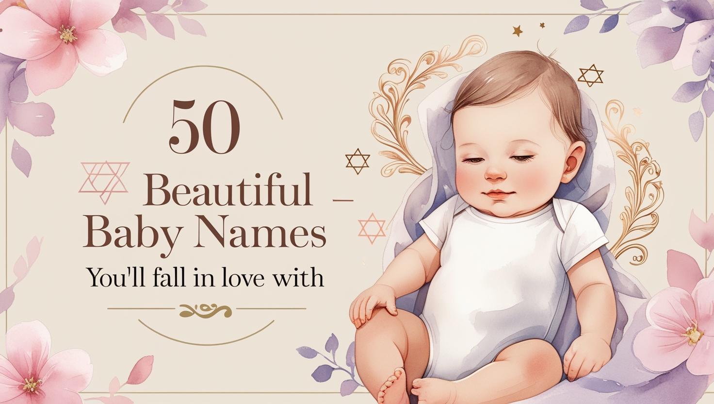 50 Beautiful Hebrew Baby Girl Names and Their Meanings